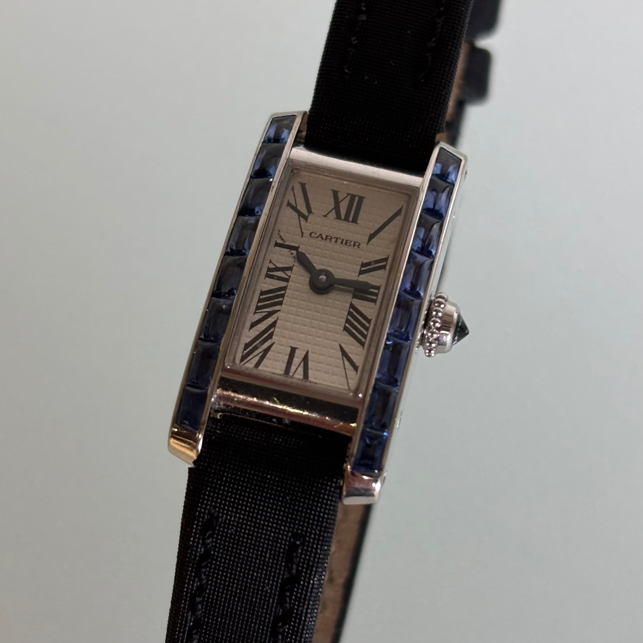 Cartier Tank Lanieres factory baguettes