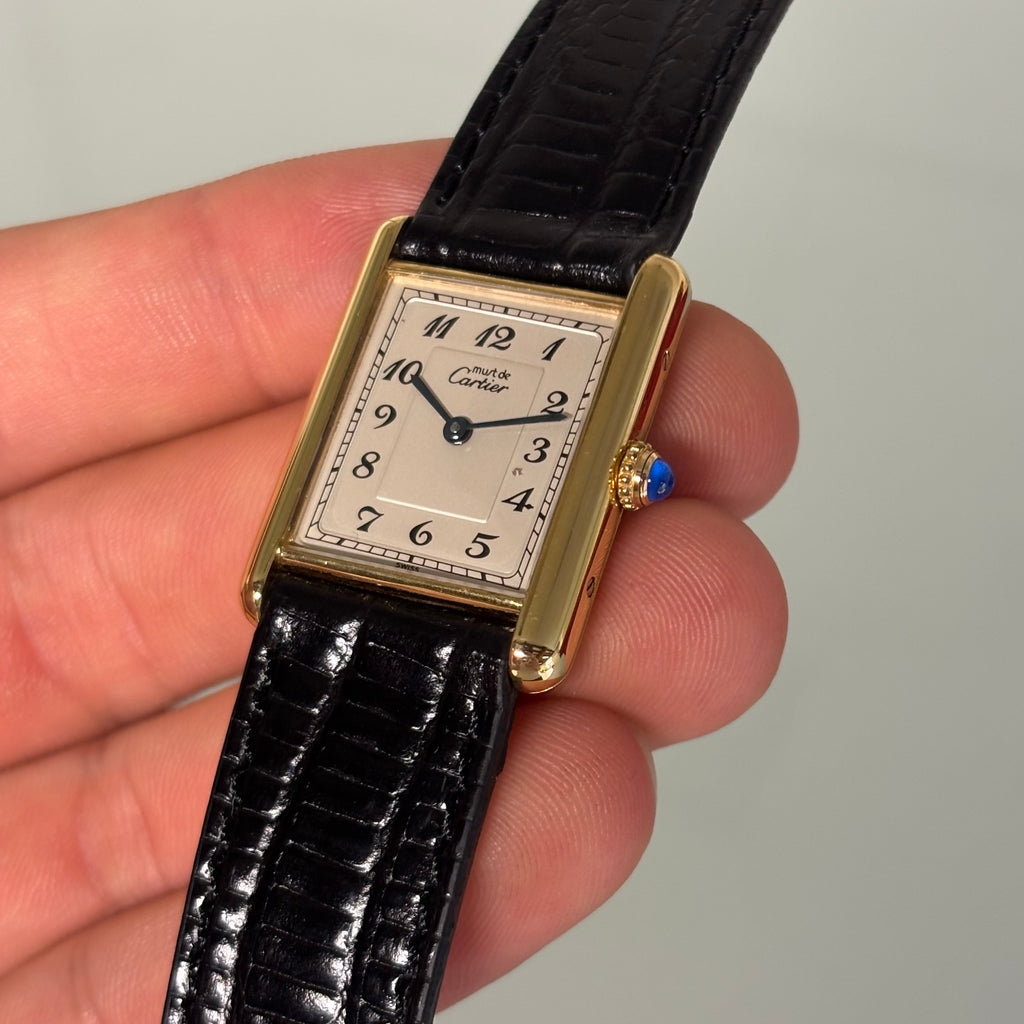 Cartier Tank Breguet GM with original buckle