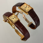Cartier Tank PM Champagne dial with clasp