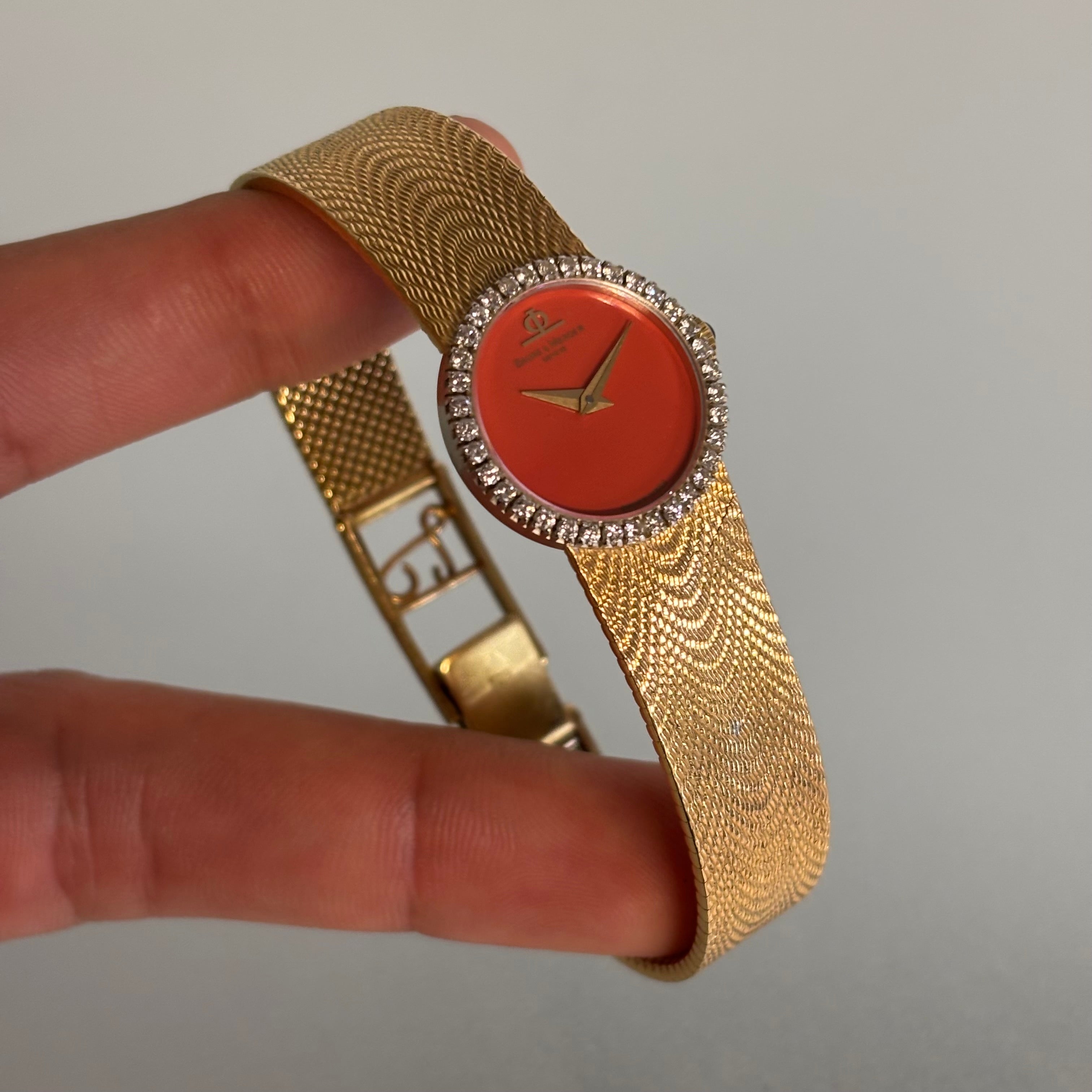 Baume & Mercier 18k bracelet watch