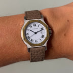 Cartier Santos Octagon Automatic GM Gold/Steel