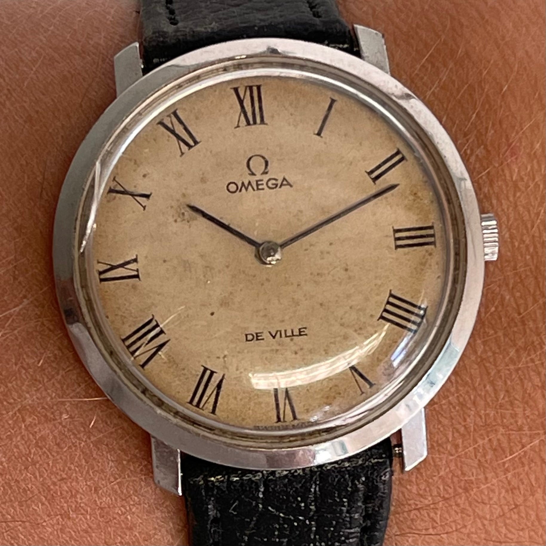 Omega De Ville patina dial