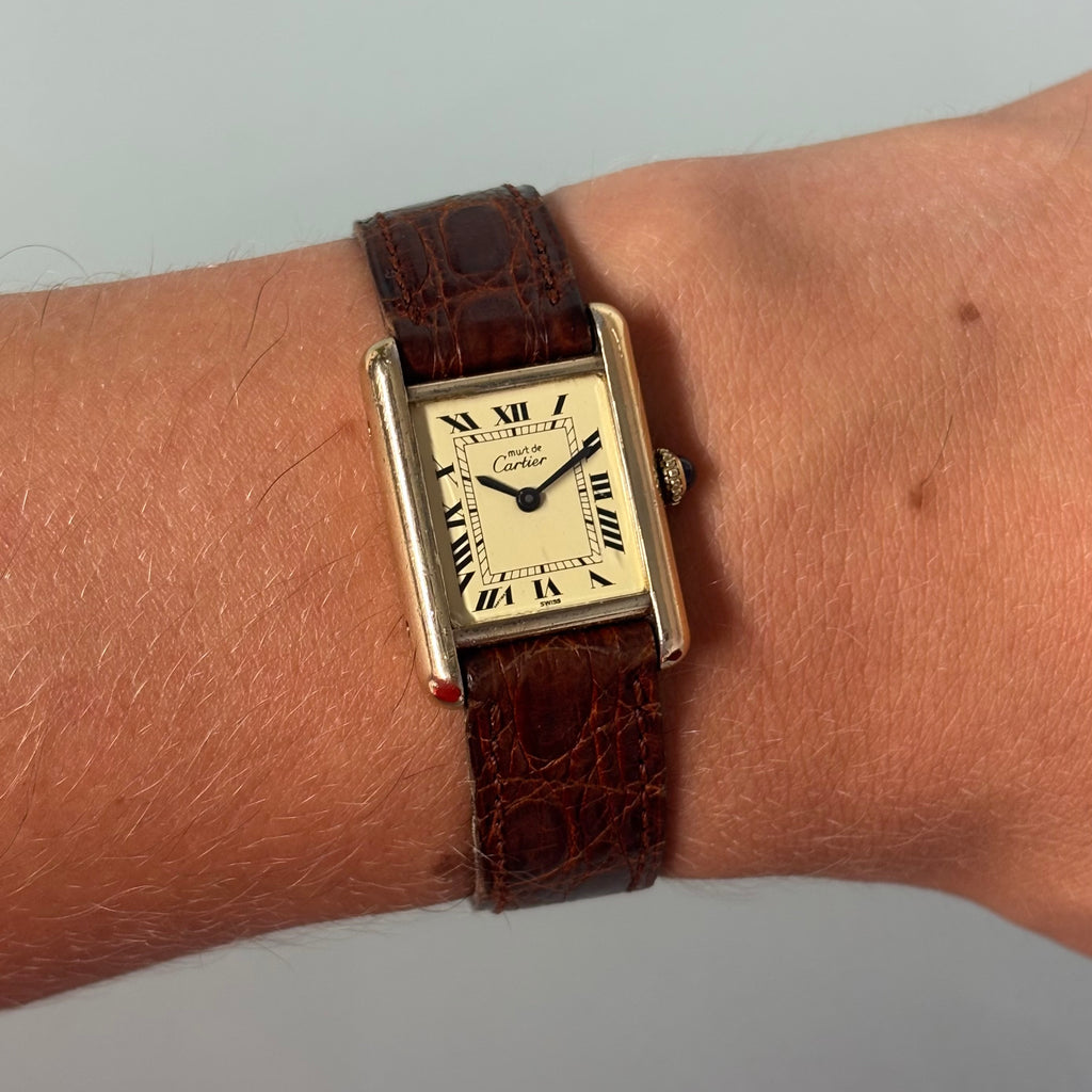Cartier Tank PM with original strap & buckle