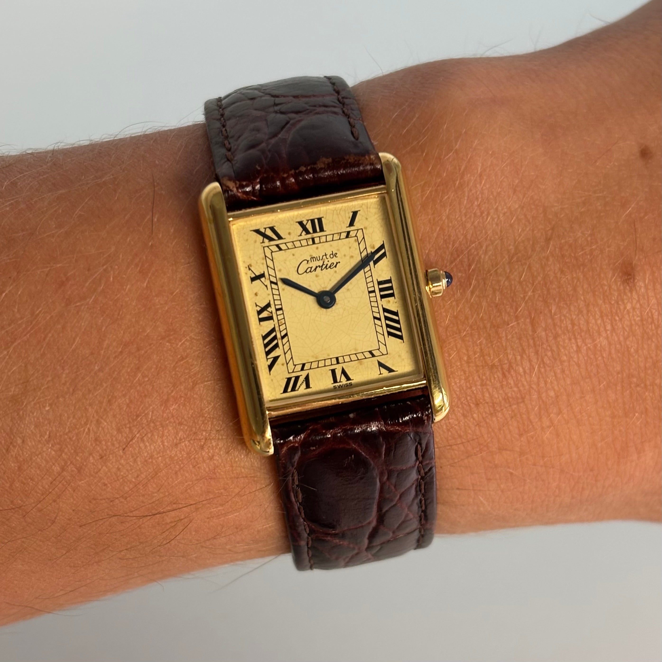 Cartier Tank GM with buckle
