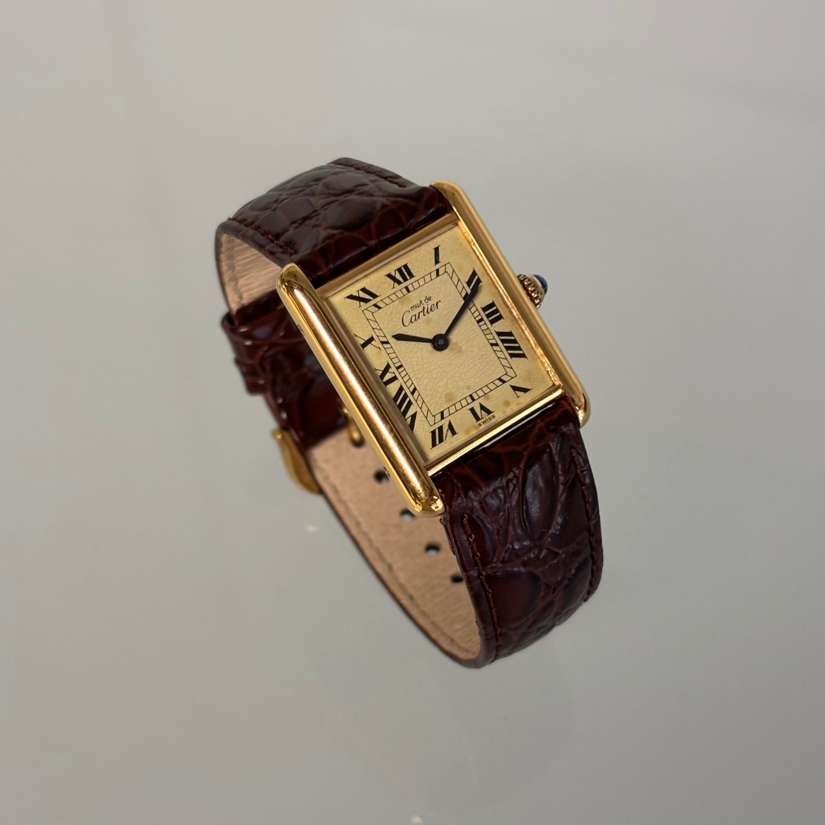Cartier Tank GM with original buckle