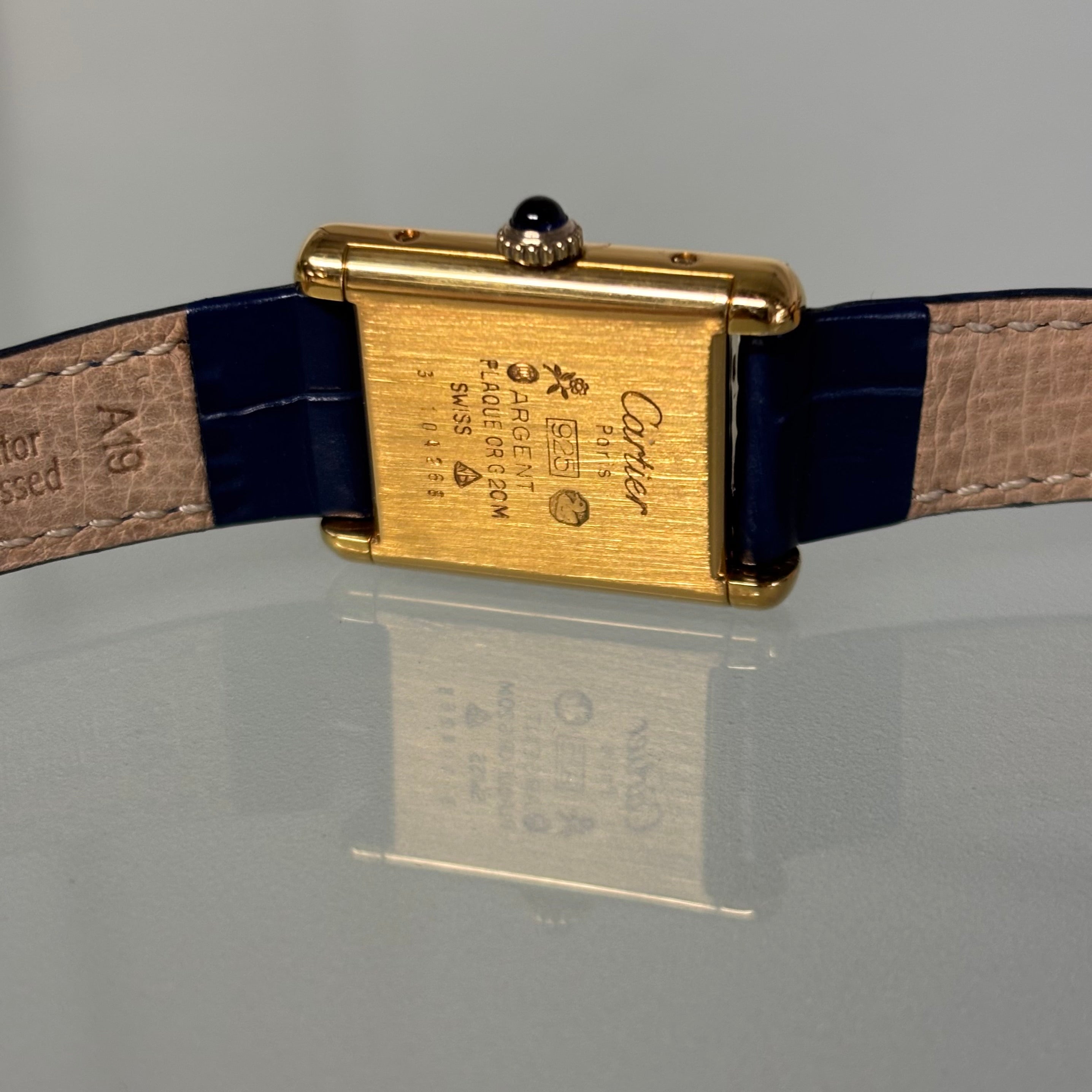 Cartier Tank PM Lapis spider dial