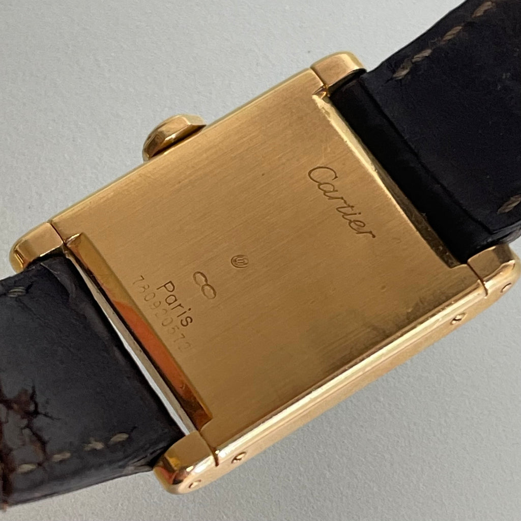 Cartier tank normale with clasp