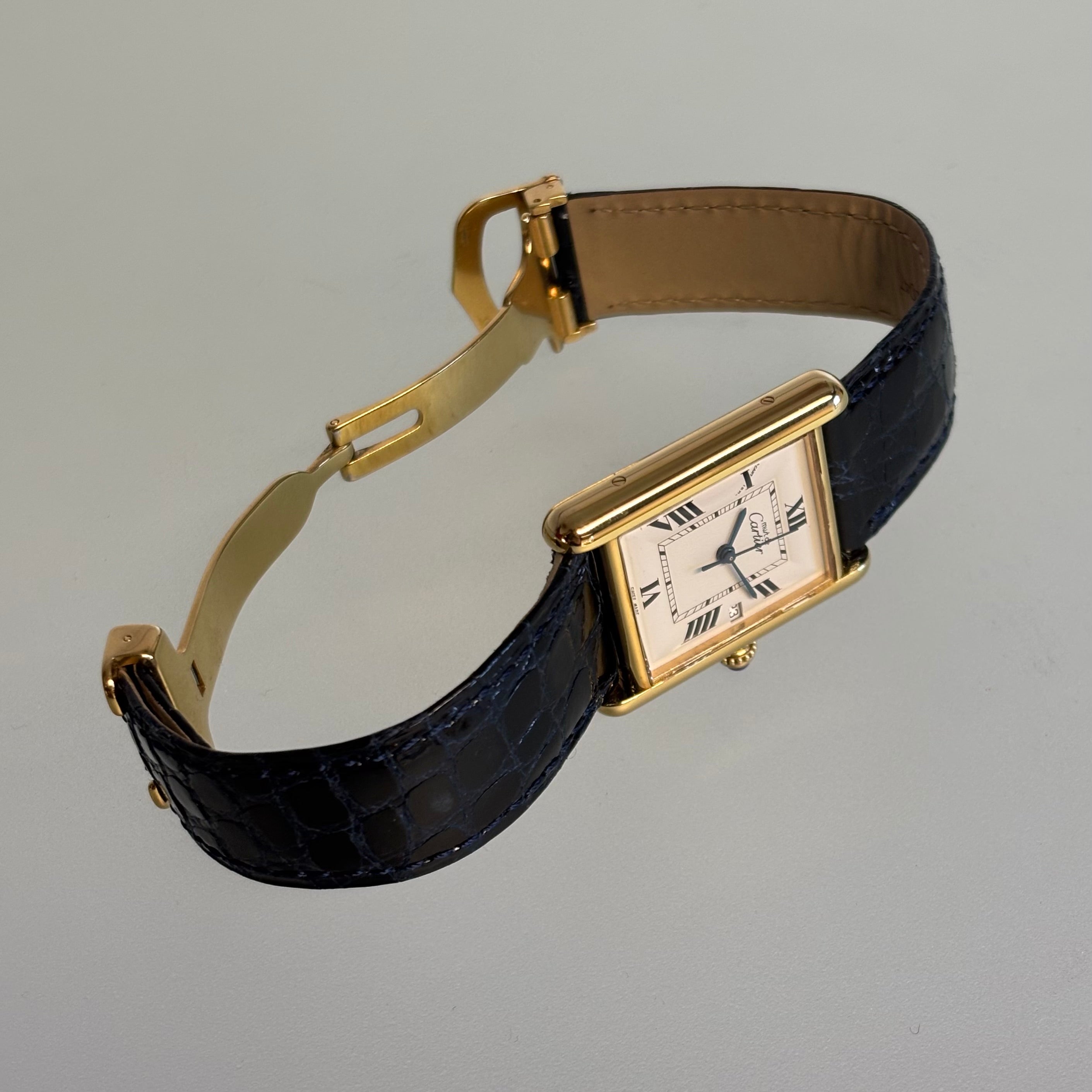 Cartier Tank XL with original strap & clasp