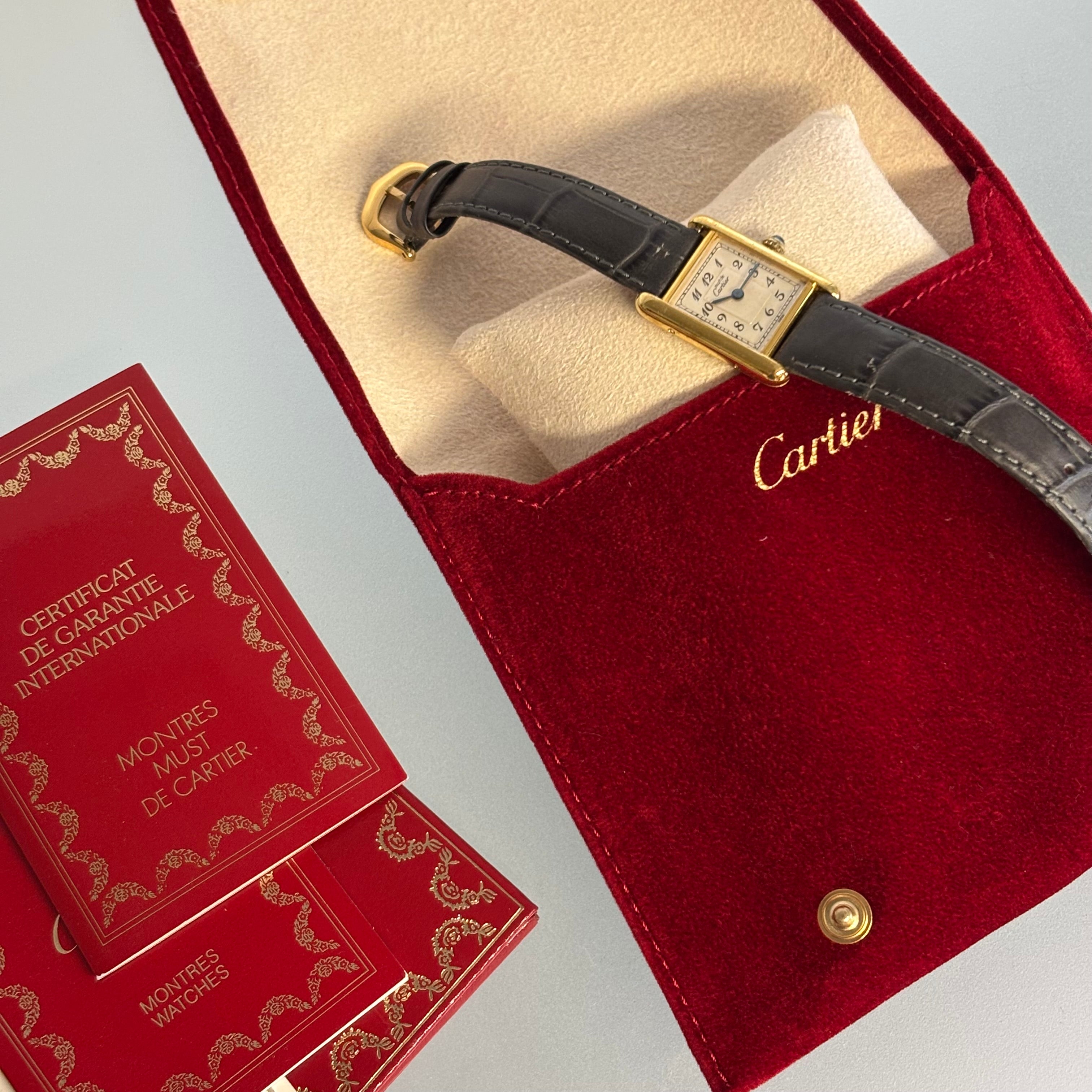 Cartier Tank PM Breguet full set