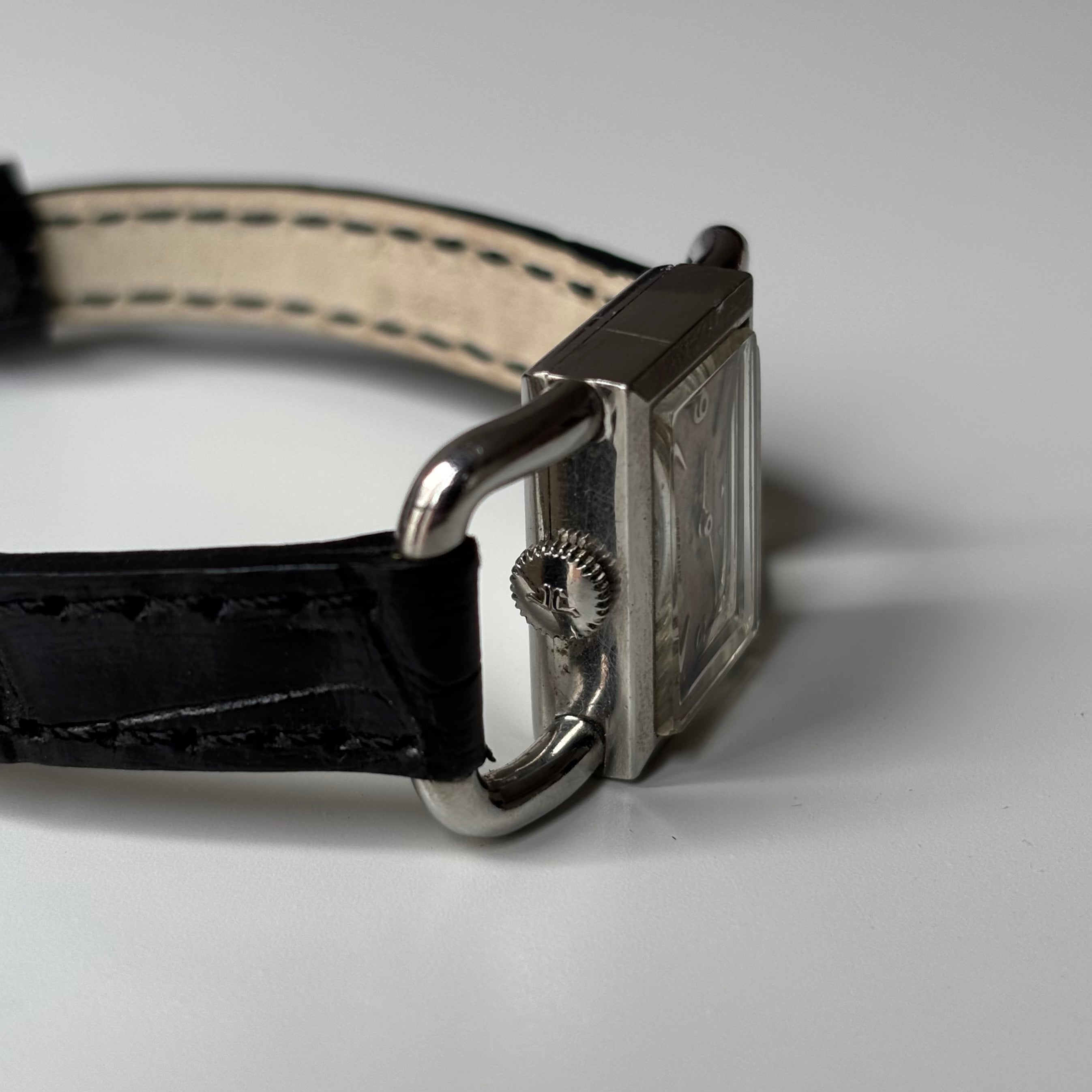 Jaeger LeCoultre vintage steel Etrier