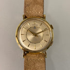 Cartier Memovox Jaeger-LeCoultre 18K Gold Vintage Watch