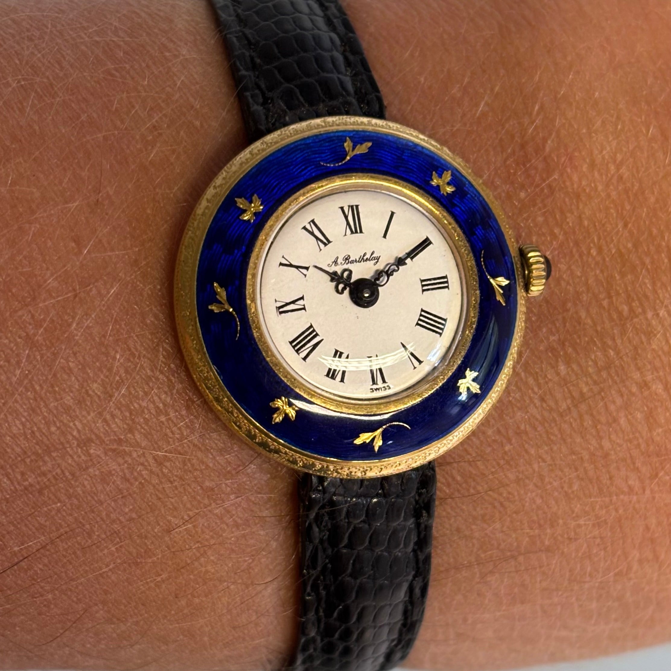 Barthelay 18k enemal case