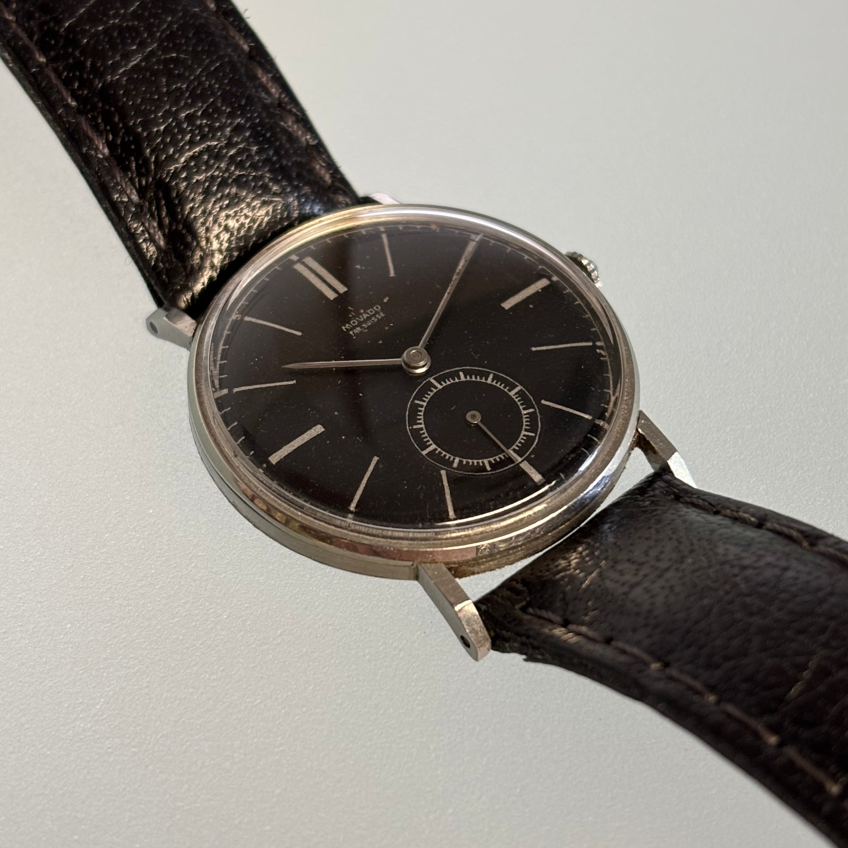 Movado Fab Suisse Black dial