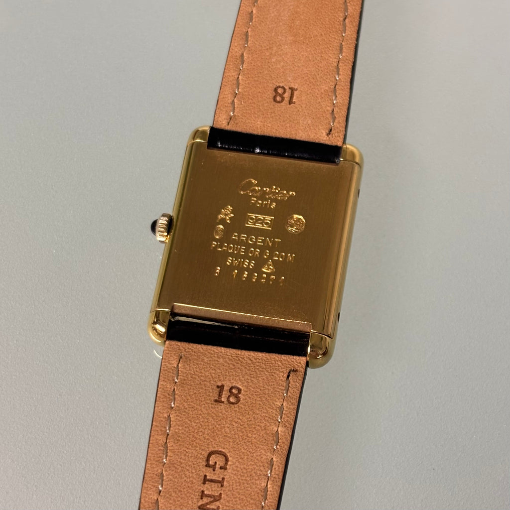 Cartier tank GM Black/White roman dial