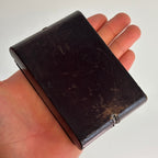 Cartier × Concord Travel Clock – Vintage Leather-Cased Timepiece