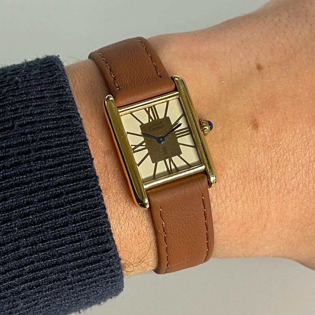 Cartier Tank Petit Model – Art Deco Dial, With Original Buckle