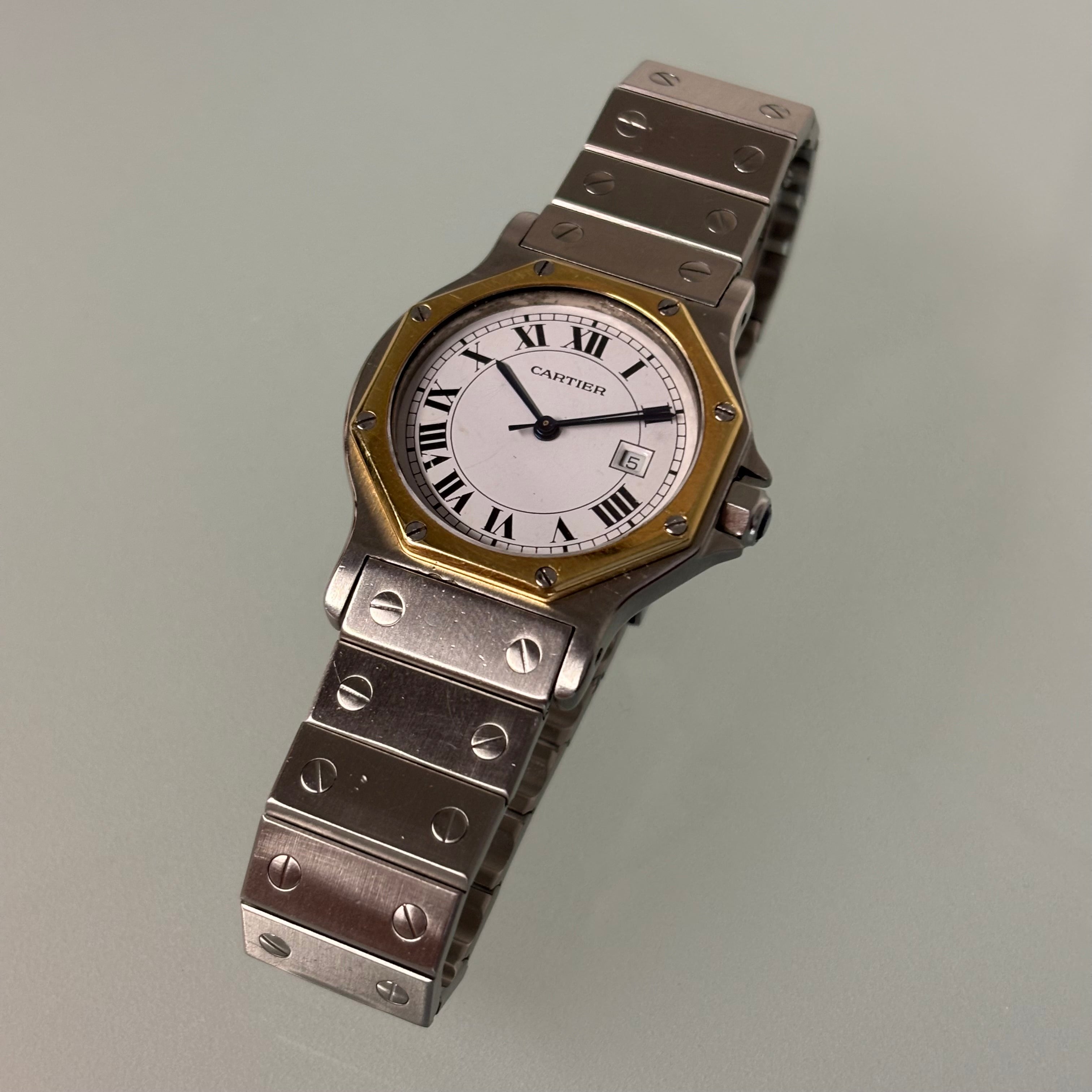 Cartier Santos Octagon GM with bracelet