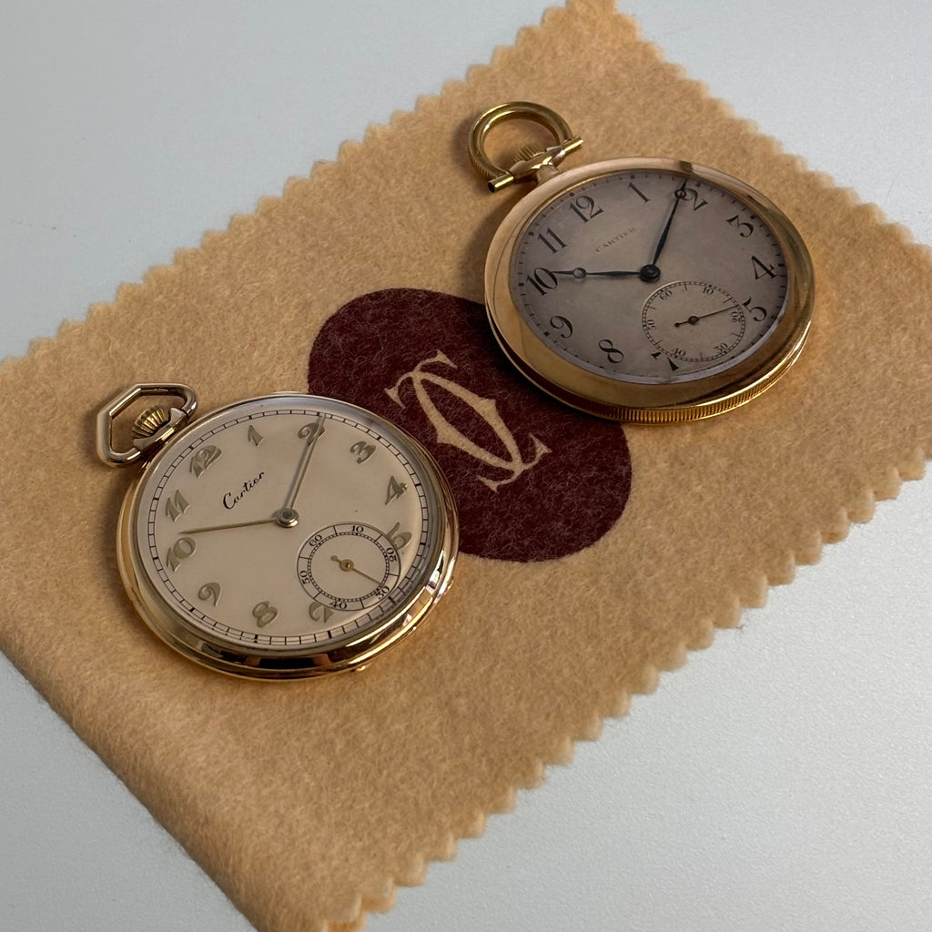 Cartier x Movado 14k pocketwatch