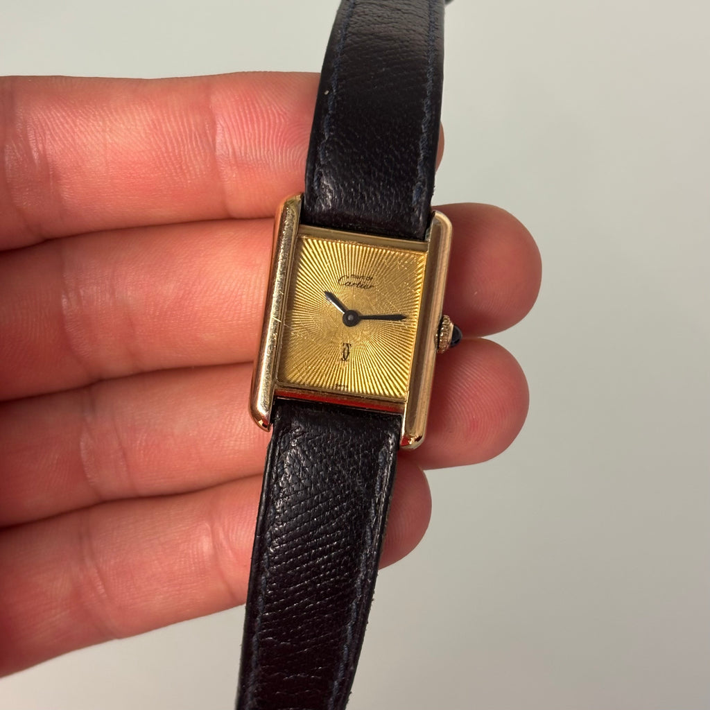 Cartier Tank PM Discor spider dial