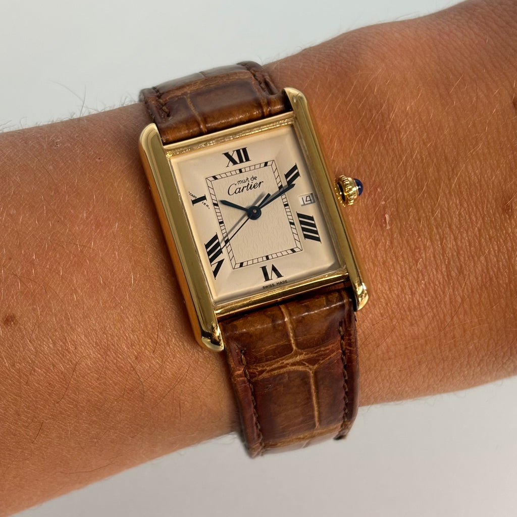 Cartier Tank XL with strap & clasp