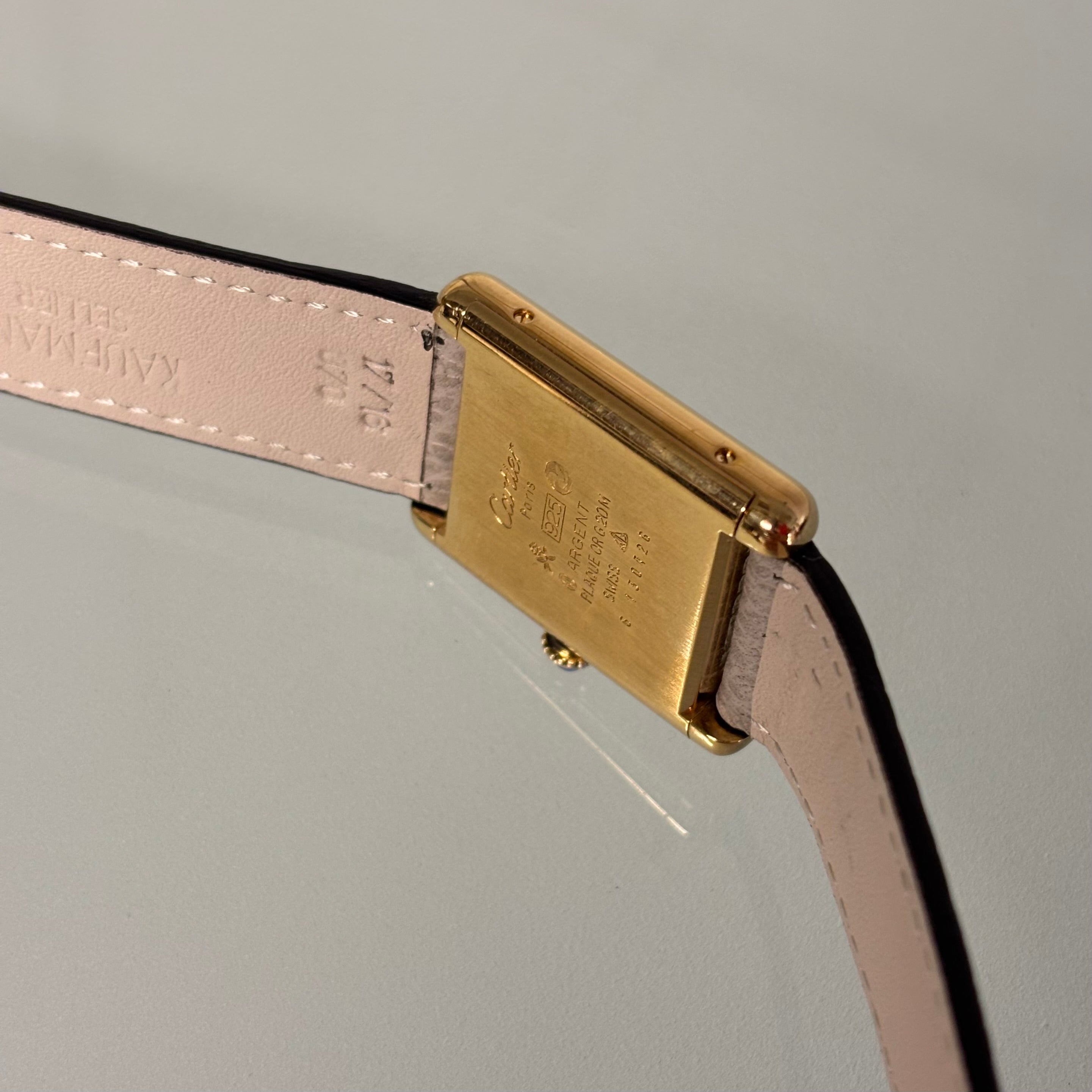 Cartier Tank GM Trinity with buckle