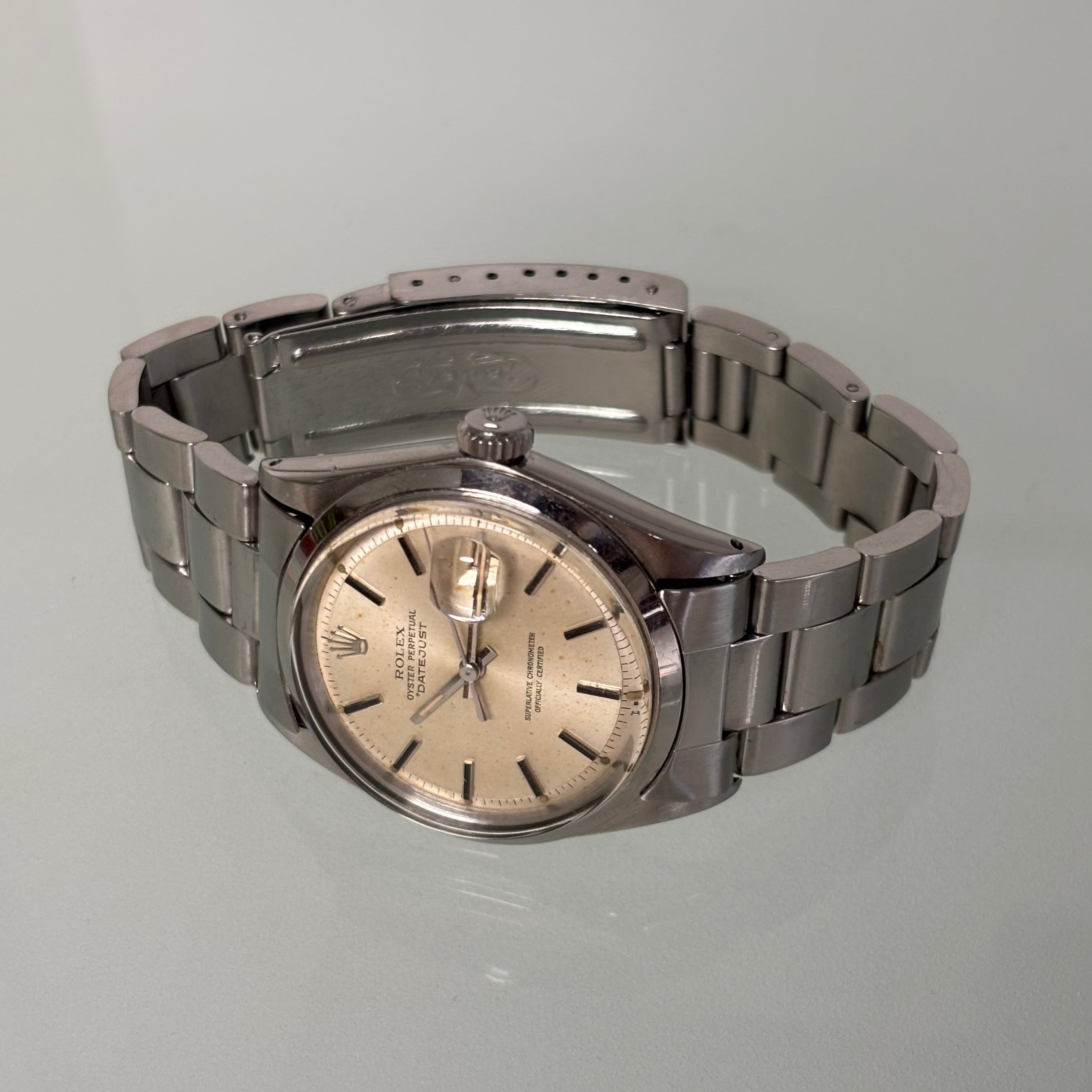 Rolex Datejust 1600 with smooth bezel
