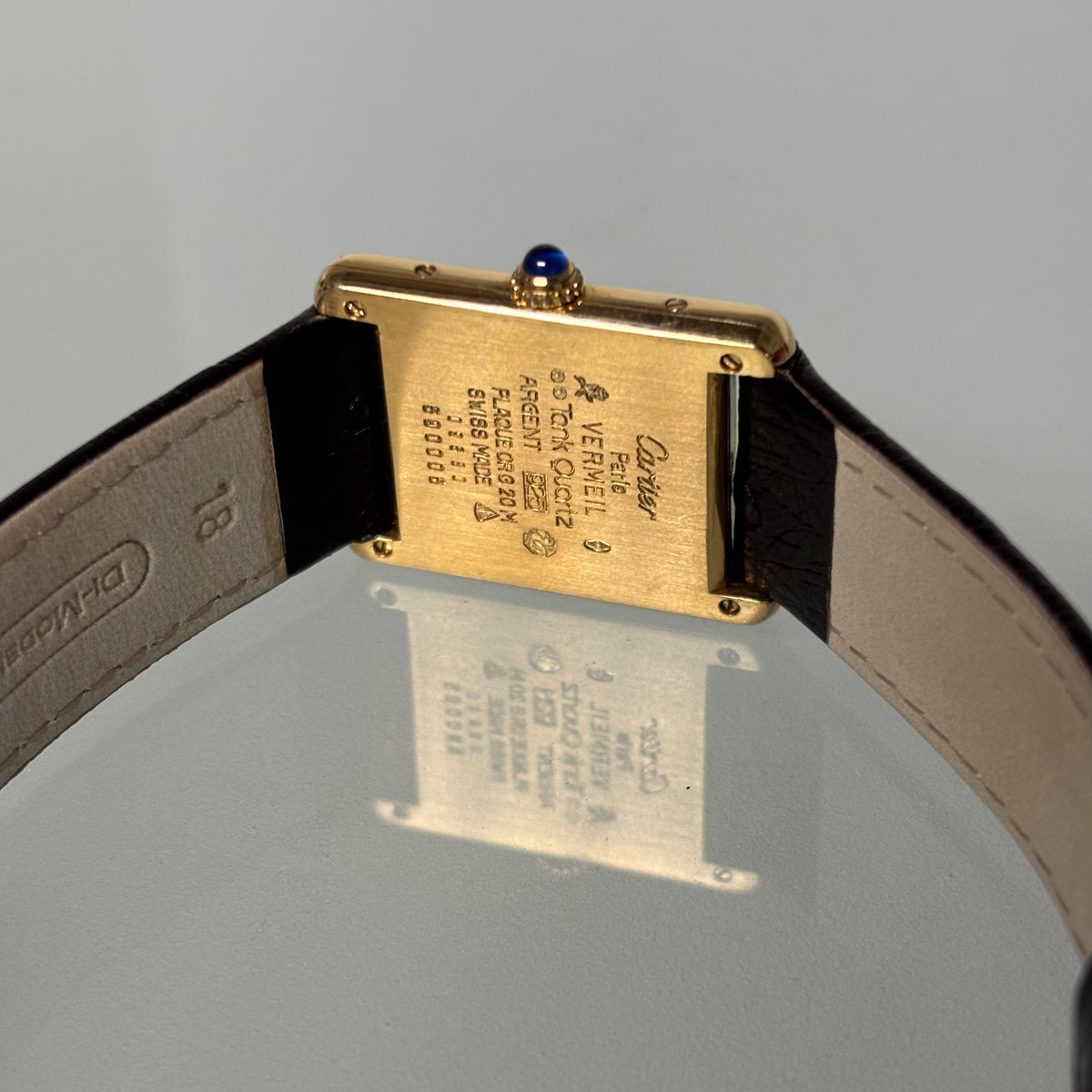 Cartier Tank Breguet GM with original buckle