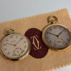 Cartier EWC Pocket Watch – 18K Gold Vintage Timepiece