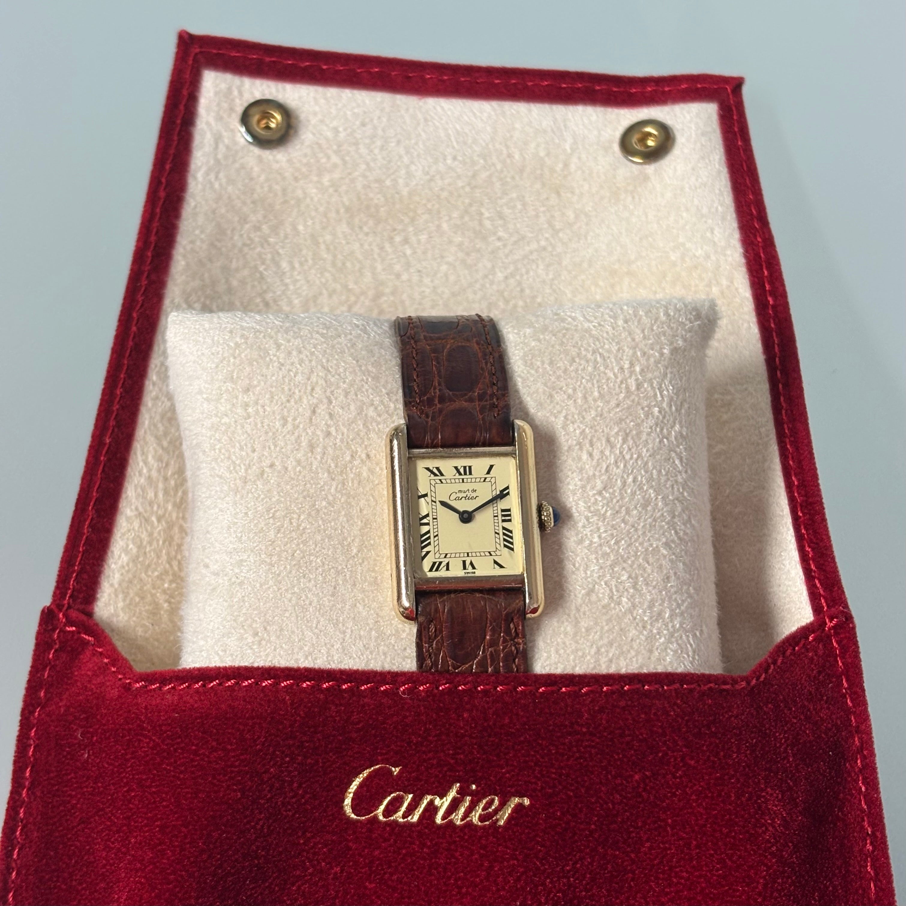 Cartier Tank PM with original strap & buckle
