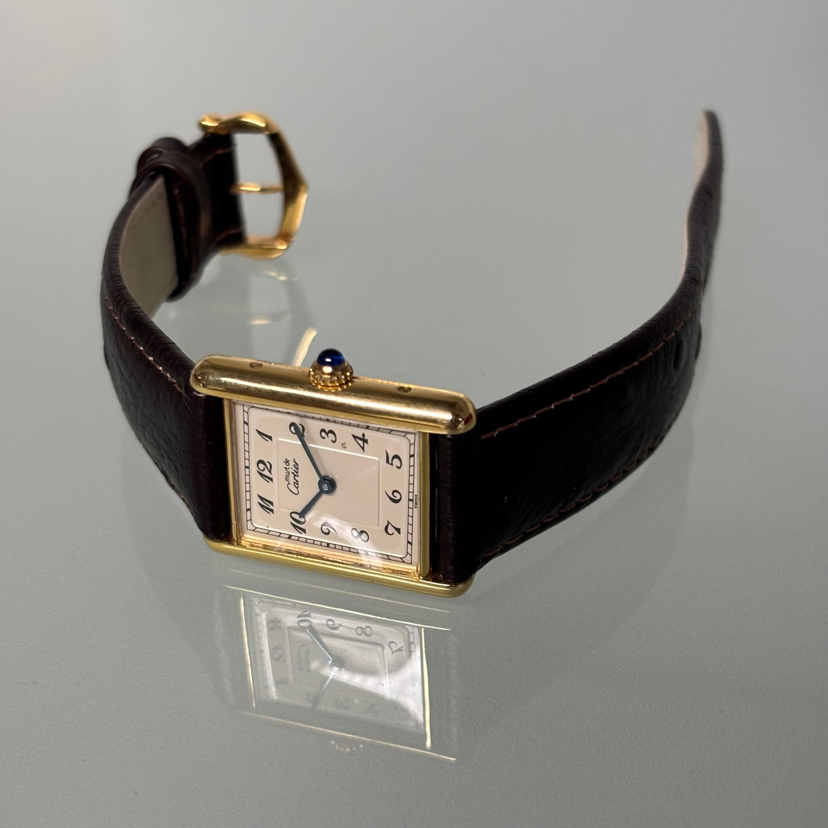 Cartier Tank Breguet GM with original buckle