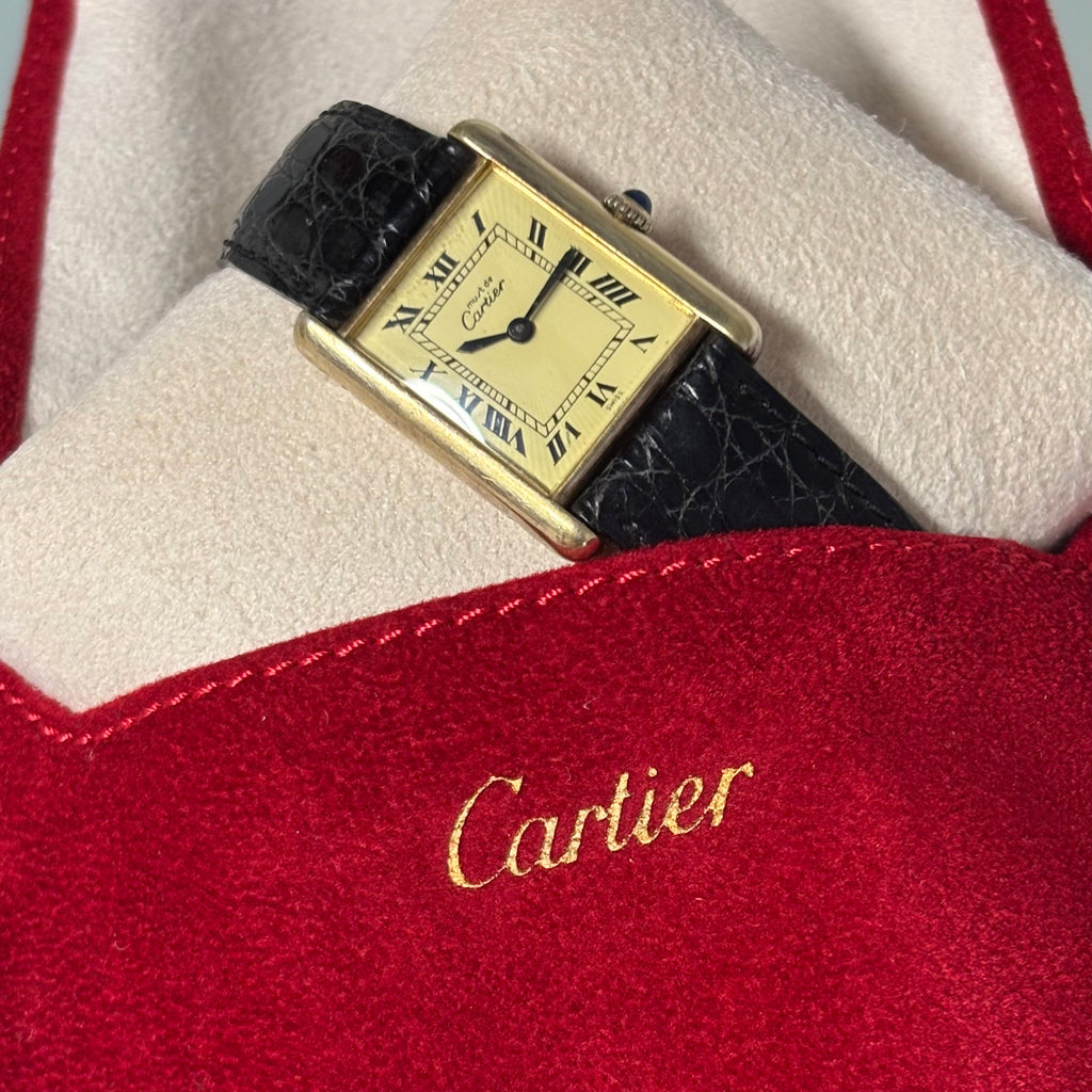 Cartier Tank GM with original strap & buckle