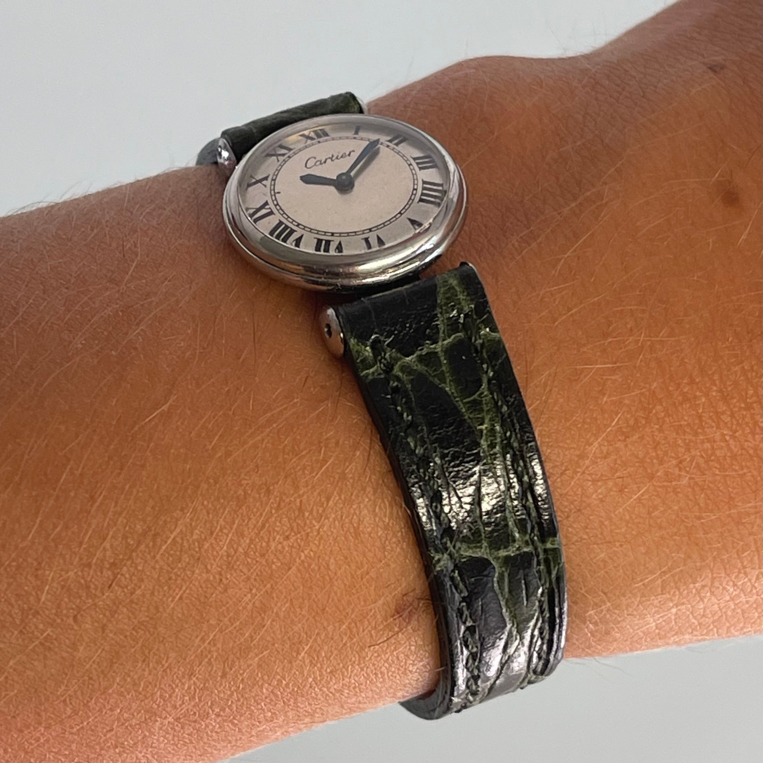 Cartier x Jaeger LeCoultre Steel Duoplan