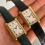 Alexis Barthelay Tank Watch – Silver with Gold Plating