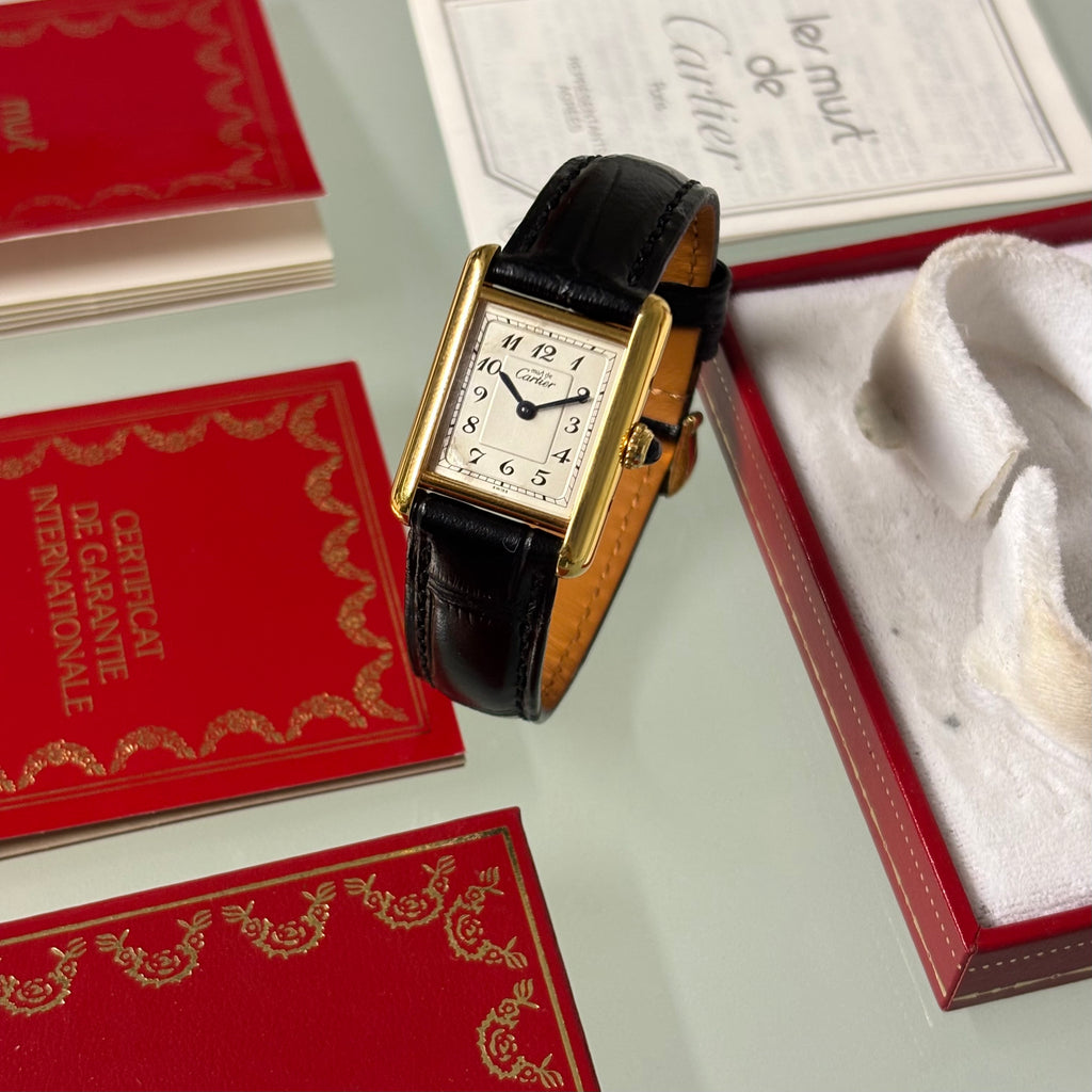 Cartier Tank PM Breguet Full Set
