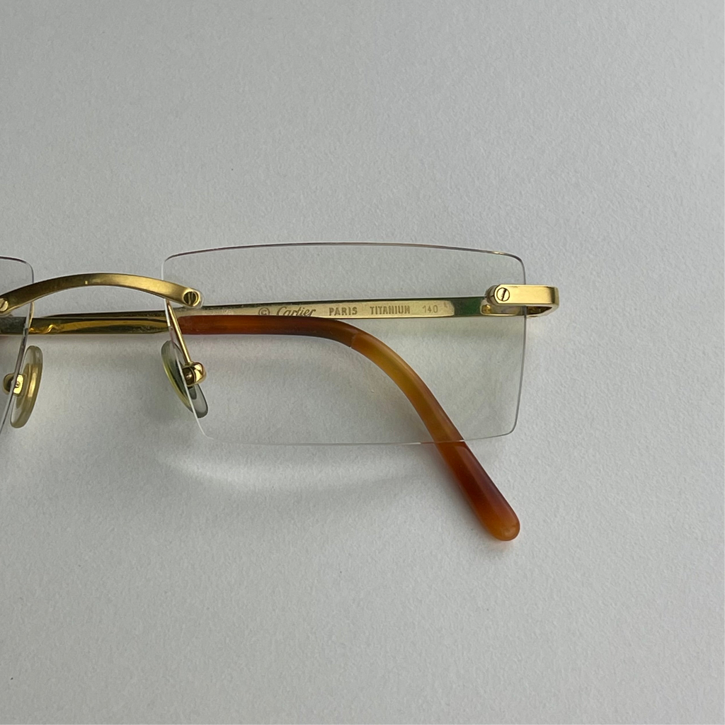 Cartier love glasses yellow