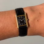 Cartier Tank PM Black/White dial FULL SET