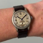 Movado Sector dial with purple hands