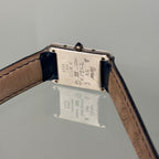 Cartier Tank PM blue Roman dial