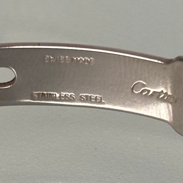 Cartier Santos Galbée PM with original strap & clasp
