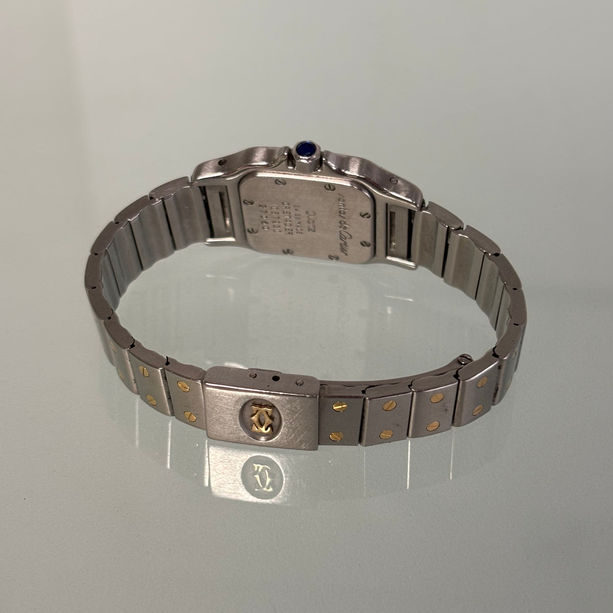 Cartier Santos Galbée Gold/Steel Petit Model