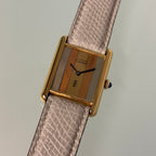 Cartier Tank GM Trinity with buckle