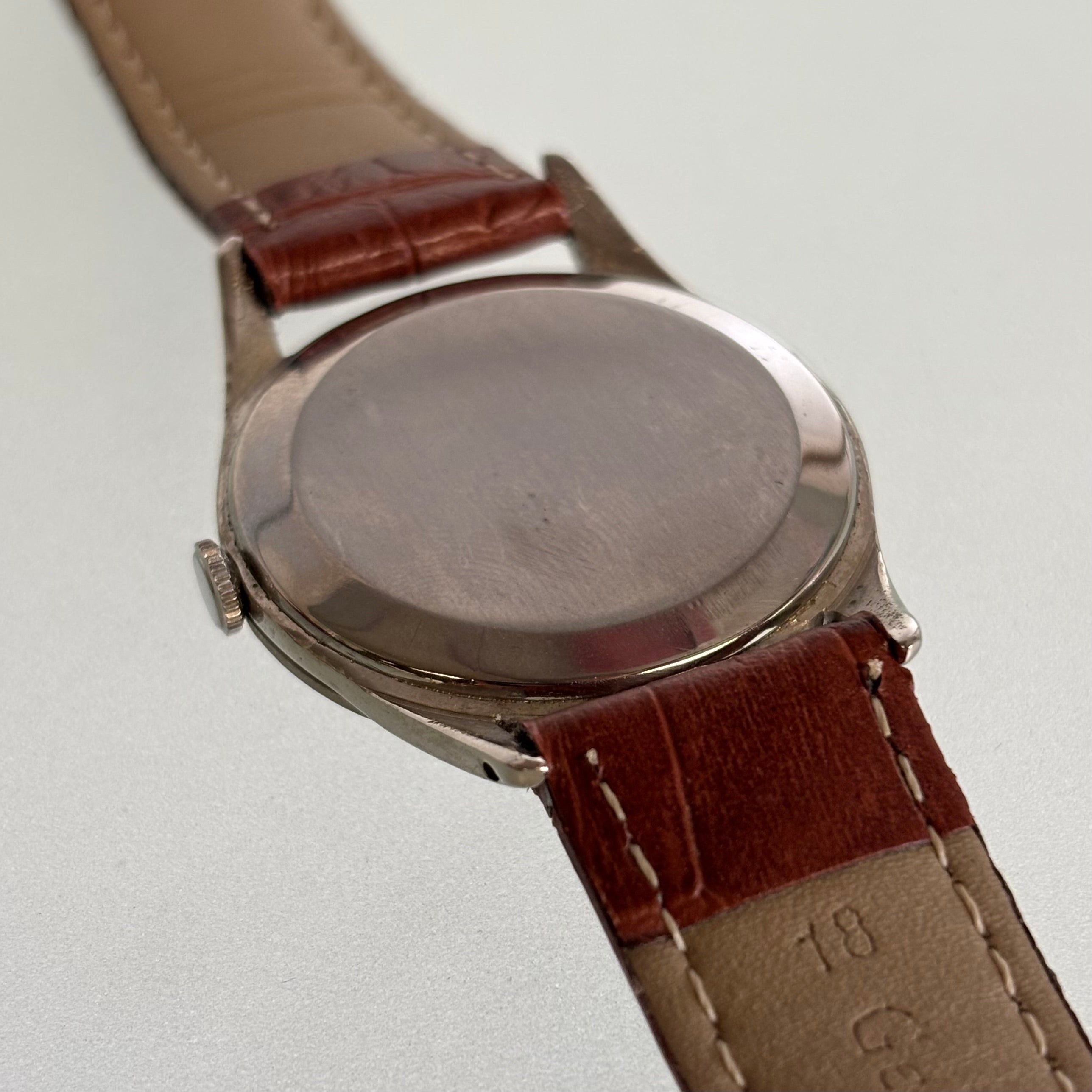 Cartier x Movado Steel patina dial