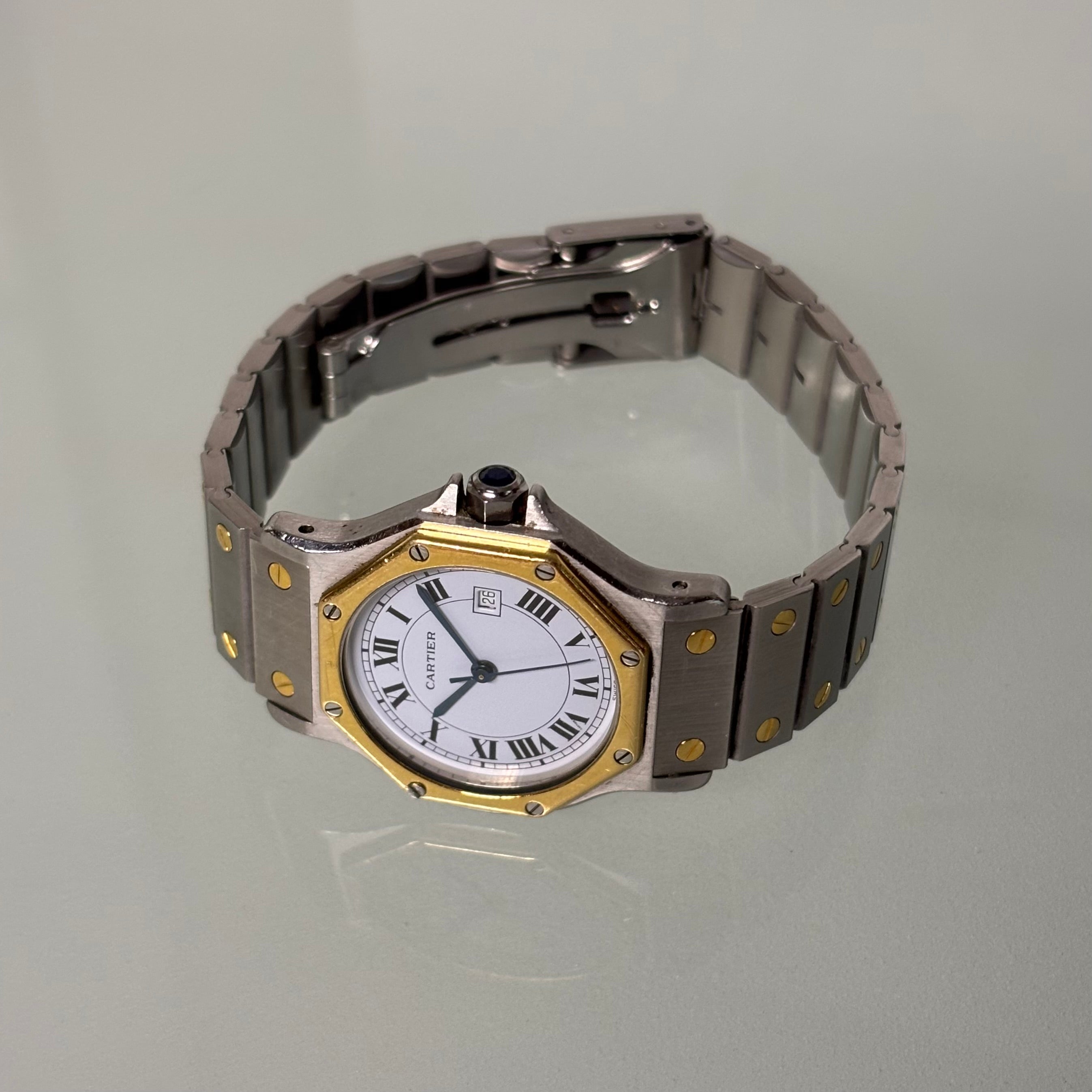 Cartier Santos Octagon GM Gold/Steel