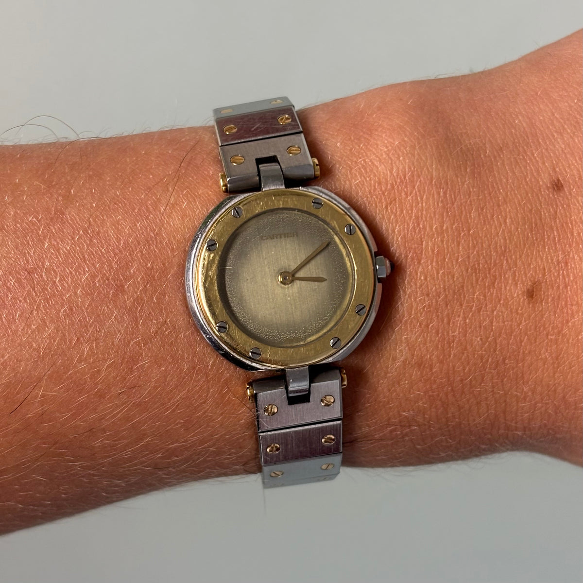 Cartier Santos Vendome Gold/Steel ghost dial