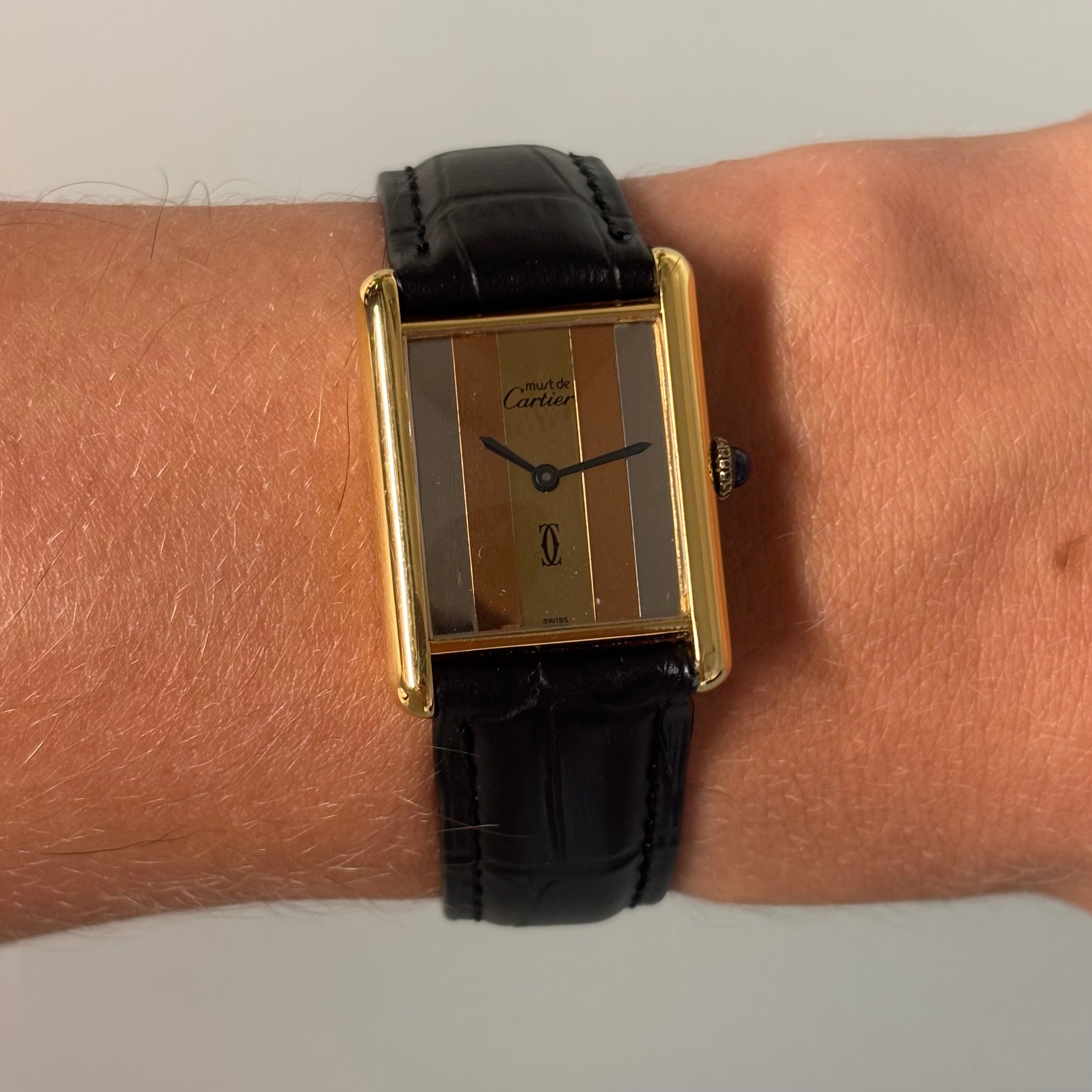 Cartier Tank GM with original buckle