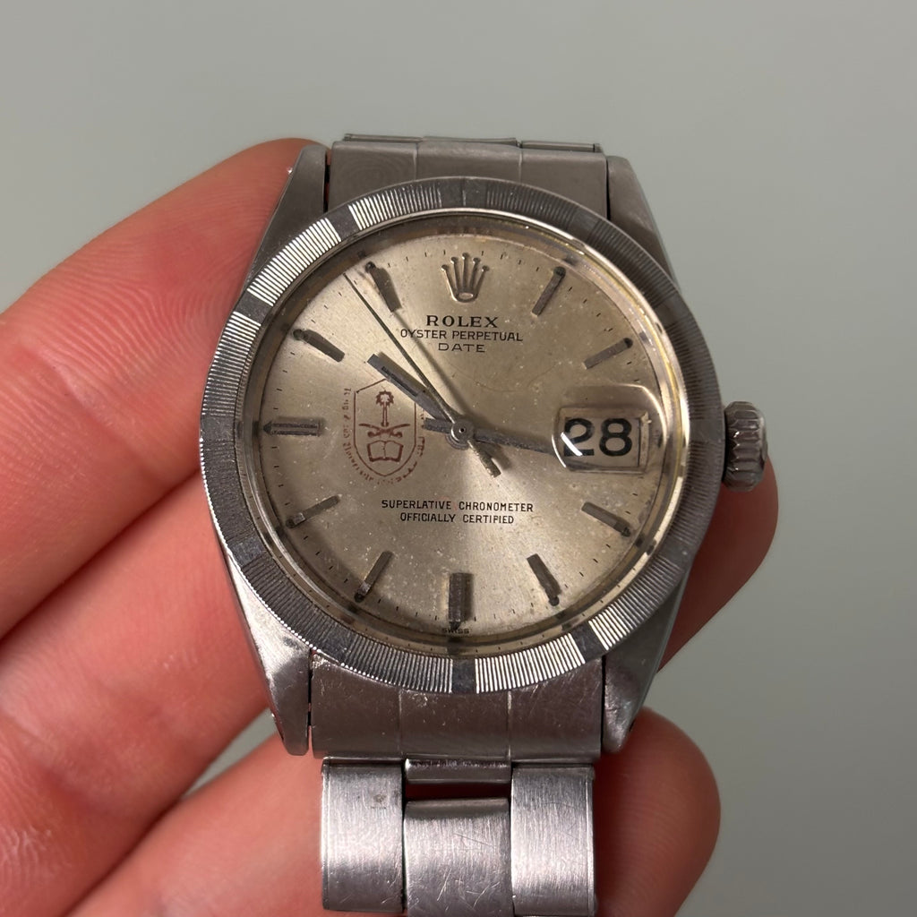 Rolex Date Ref. 1500 – Saudi University Dial, 34 mm Vintage