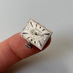 Jaeger LeCoultre vintage steel Etrier