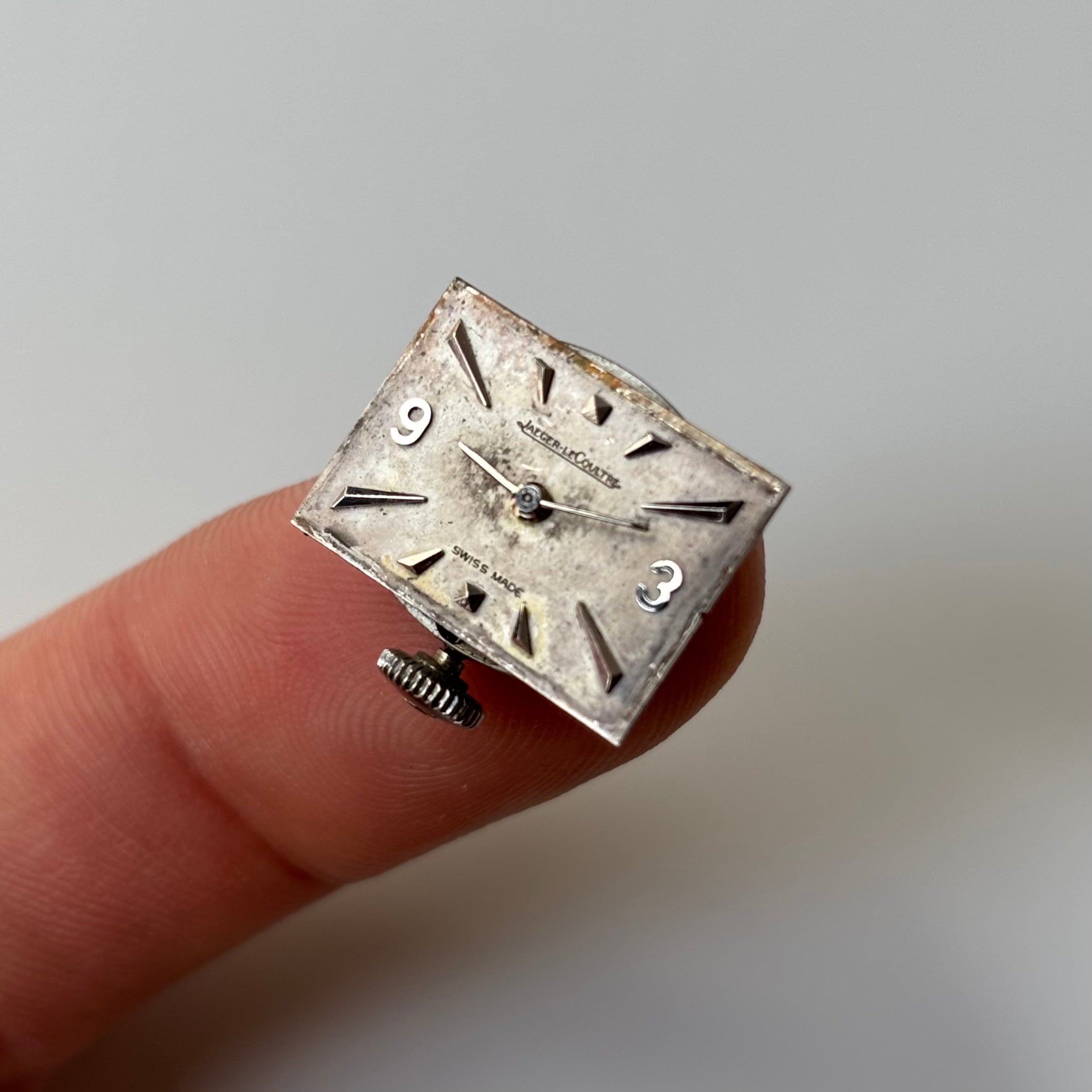 Jaeger LeCoultre vintage steel Etrier