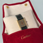 Cartier Tank PM with TriColor mirror dial