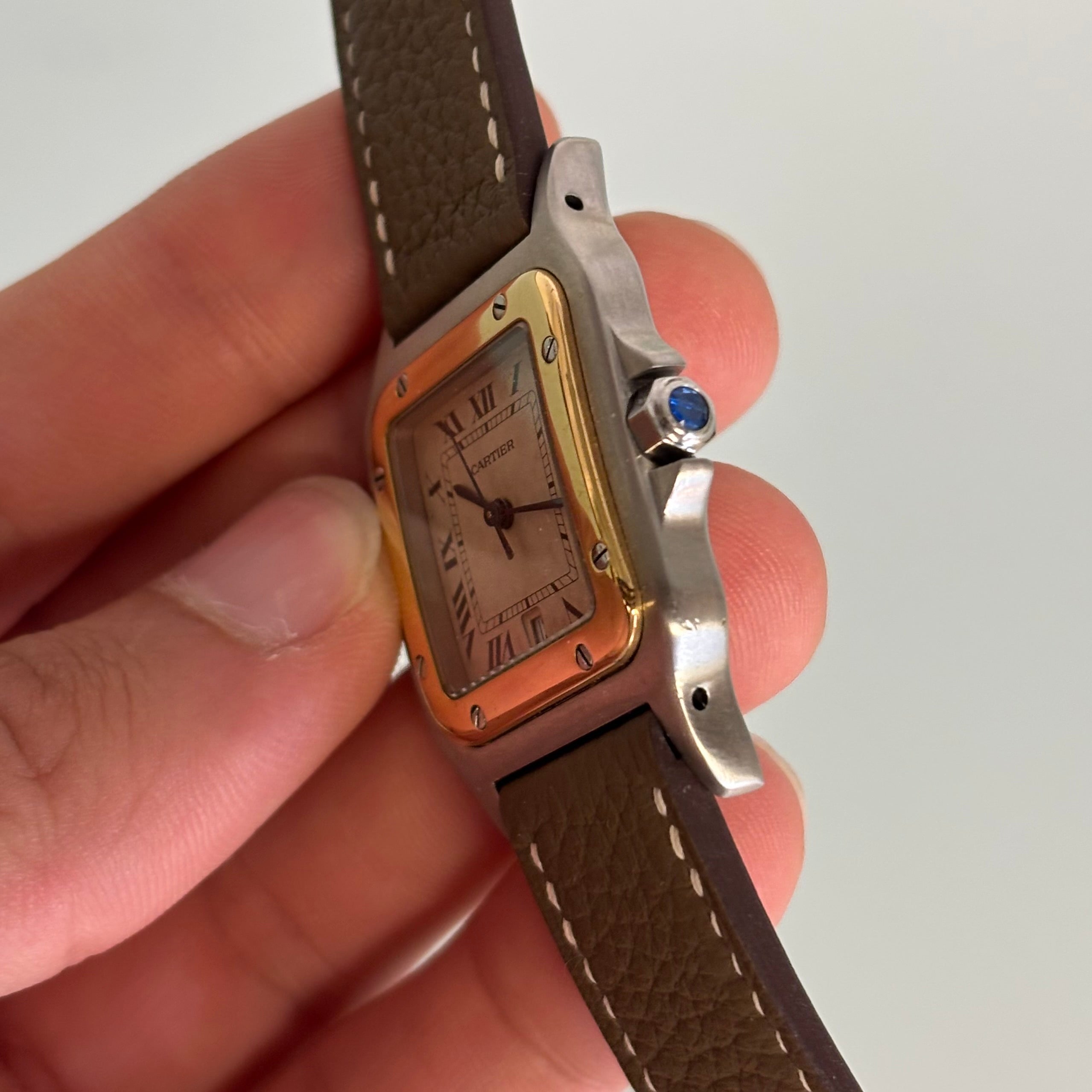 Cartier Santos GM with strap